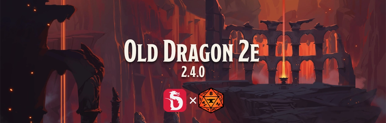Old Dragon 2e para Foundry VTT agora tem fichas de ajudantes e mecânicas raciais