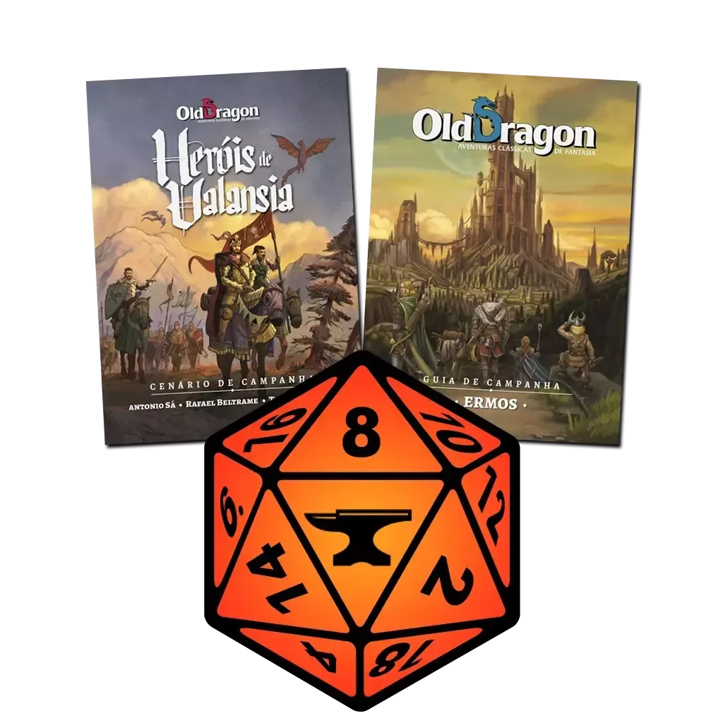 Old Dragon 2e Valansia: Ermos & Hexes para Foundry VTT: Heróis de Valansia + Ermos