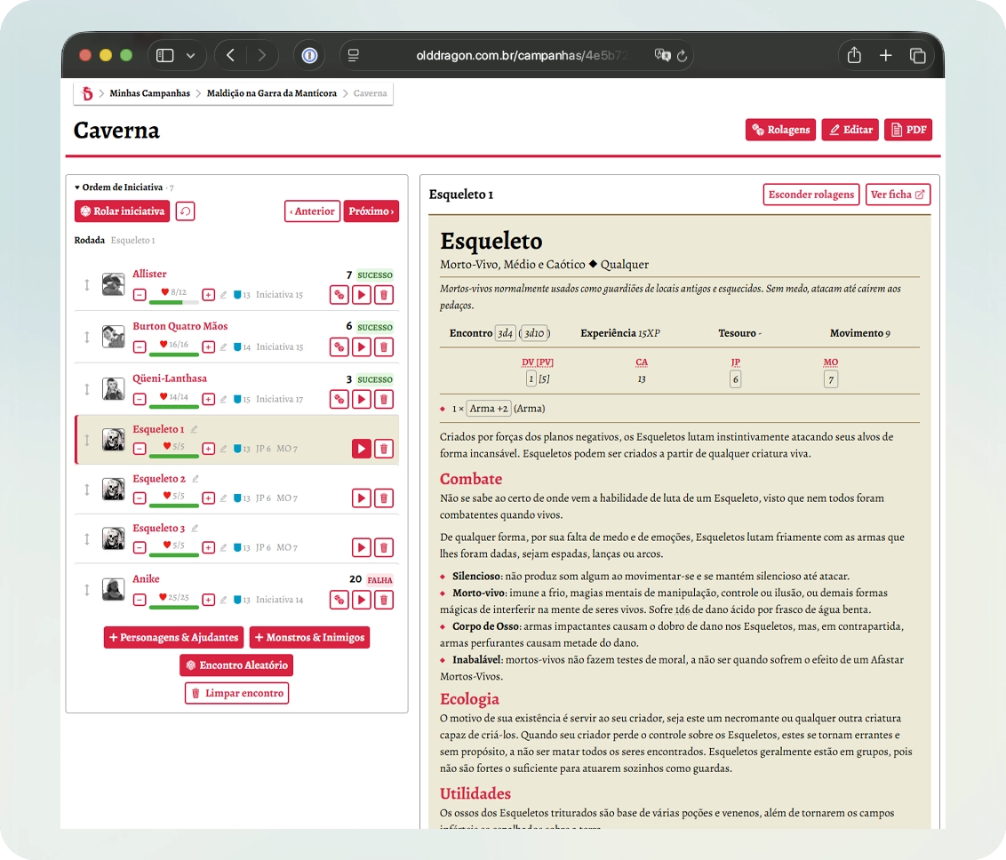 Gerador de Encontros