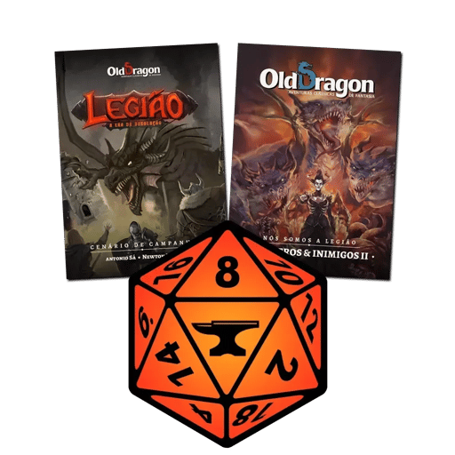 Old Dragon 2e Legião para Foundry VTT: Legião A Era da Desolação + Monstros & Inimigos II Nós Somos a Legião