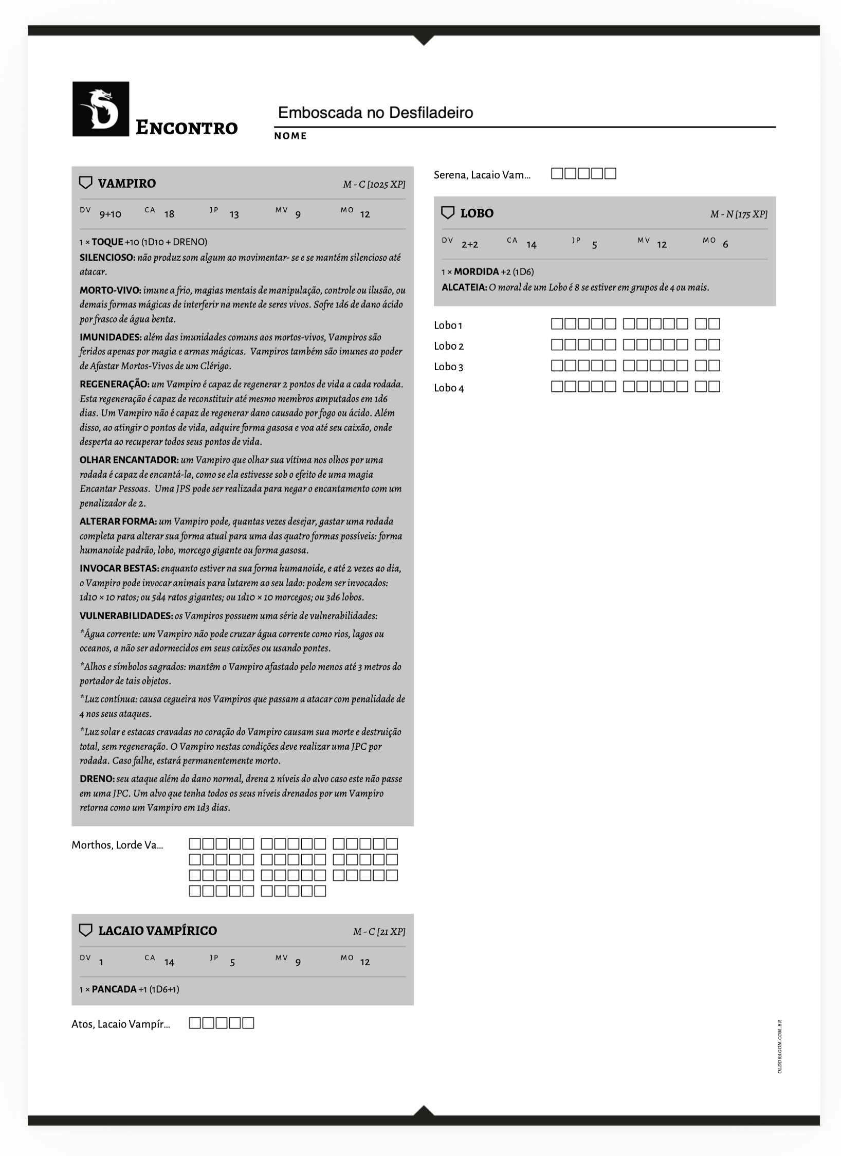 PDF com Encontros